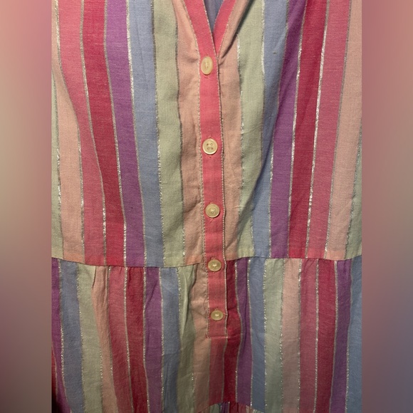 J.Crew blue and pink Striped Dress - Picture 8 of 8